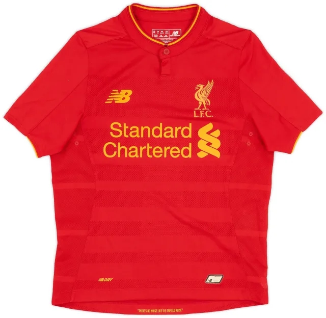 NewBalance 2016-17 Liverpool Home Shirt - 9/10 - (M.Boys)