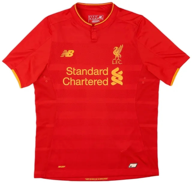 NewBalance 2016-17 Liverpool Home Shirt - 9/10 - (XL.Boys)