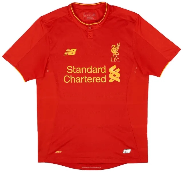 NewBalance 2016-17 Liverpool Home Shirt - 4/10 - (S)