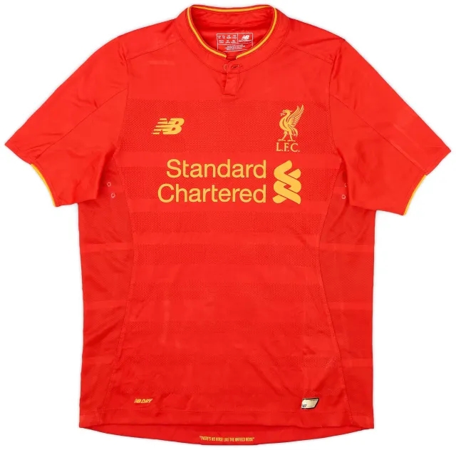 NewBalance 2016-17 Liverpool Home Shirt - 7/10 - (XL.Boys)
