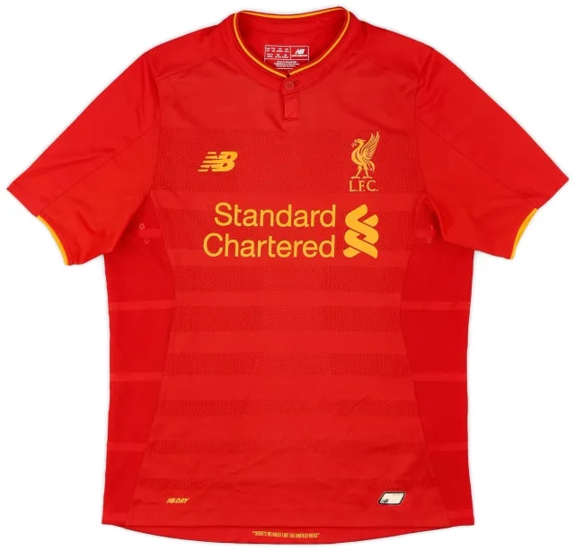 NewBalance 2016-17 Liverpool Home Shirt - 6/10 - (XL.Boys)