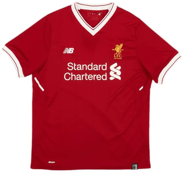 NewBalance 2017-18 Liverpool 125 Years Home Shirt - 7/10 - (XL.Boys)