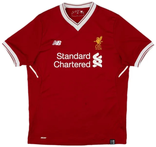 NewBalance 2017-18 Liverpool 125 Years Home Shirt - 6/10 - (XL.Boys)