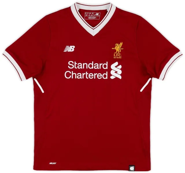NewBalance 2017-18 Liverpool 125 Years Home Shirt - 9/10 - (XL.Boys)