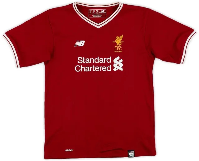 NewBalance 2017-18 Liverpool 125 Years Home Shirt - 6/10 - (6-7 Years)