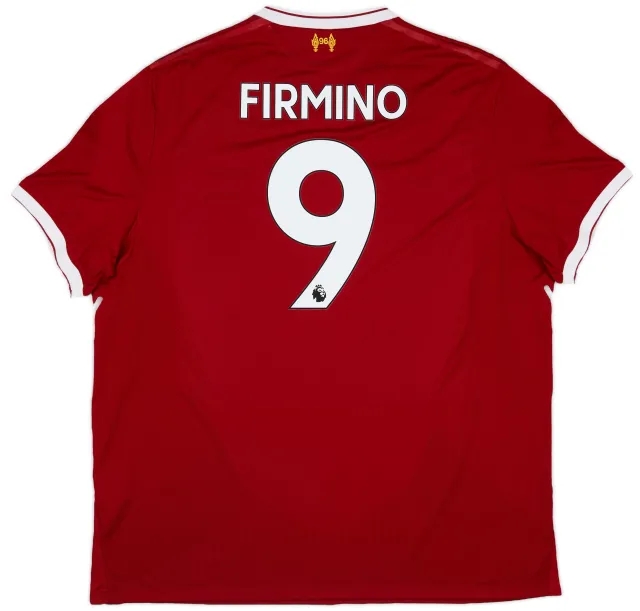NewBalance 2017-18 Liverpool 125 Years Home Shirt Firmino #9 - 7/10 - (XXL)