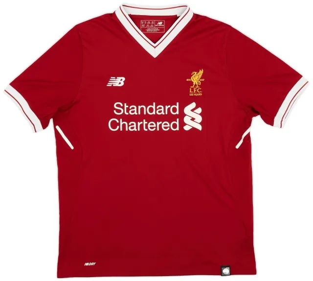 NewBalance 2017-18 Liverpool 125 Years Home Shirt - 8/10 - (XL.Boys)