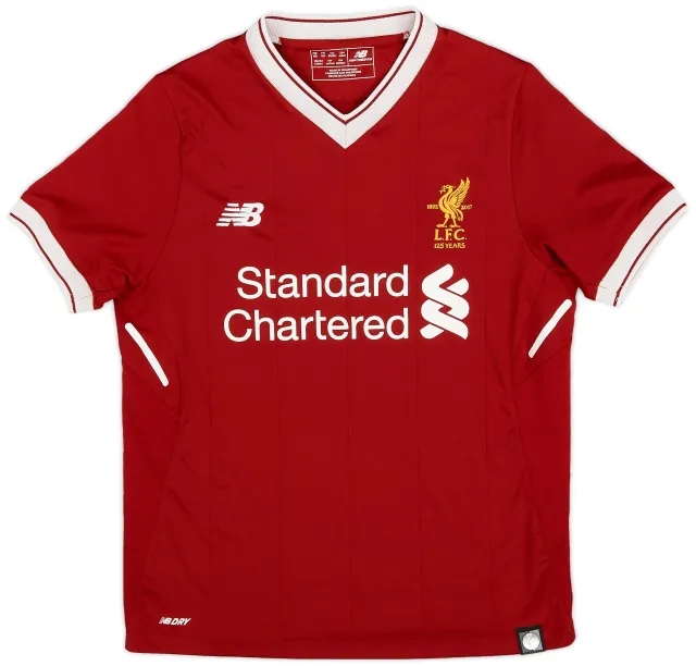 NewBalance 2017-18 Liverpool 125 Years Home Shirt - 8/10 - (M.Boys)
