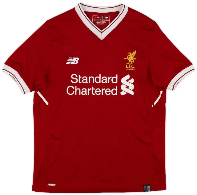 NewBalance 2017-18 Liverpool 125 Years Home Shirt - 6/10 - (L.Boys)