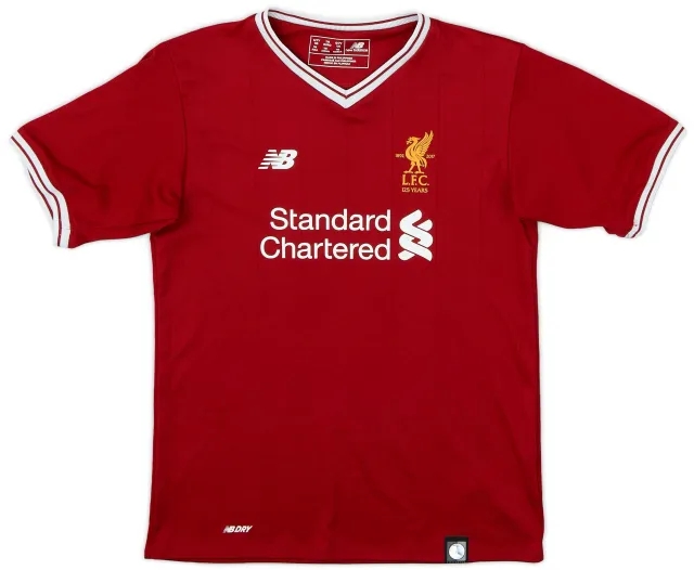 NewBalance 2017-18 Liverpool 125 Years Home Shirt - 9/10 - (XS.Boys)