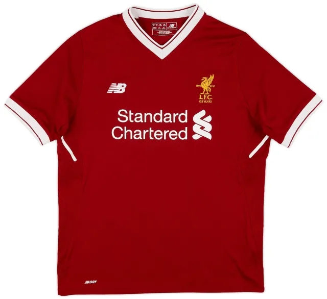 NewBalance 2017-18 Liverpool 125 Years Home Shirt - 8/10 - (XL.Boys)