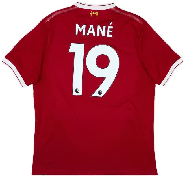 NewBalance 2017-18 Liverpool 125 Years Home Shirt Mane #19 - 5/10 - (L)