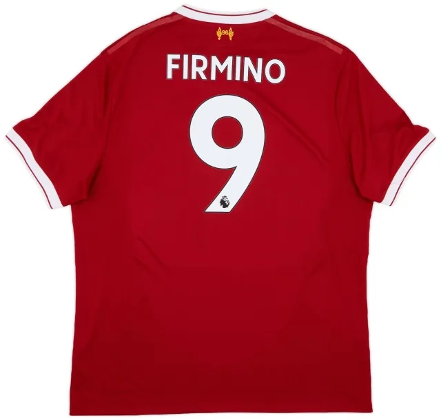 NewBalance 2017-18 Liverpool 125 Years Home Shirt Firmino #9 - 8/10 - (XL)