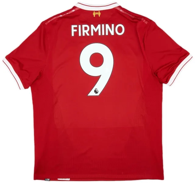 NewBalance 2017-18 Liverpool 125 Years Home Shirt Firmino #9 - 8/10 - (XL)