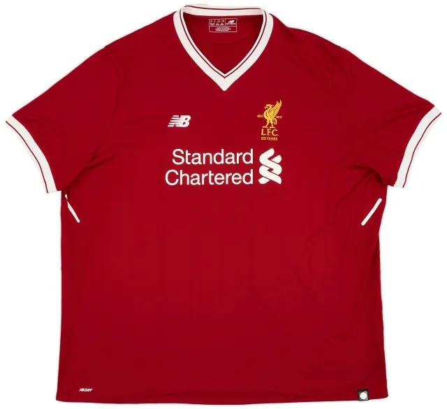 NewBalance 2017-18 Liverpool 125 Years Home Shirt - 8/10 - (3XL)