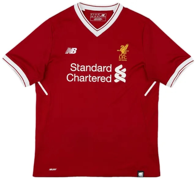 NewBalance 2017-18 Liverpool 125 Years Home Shirt - 8/10 - (XL.Boys)