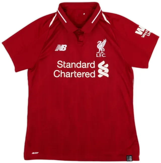 NewBalance 2018-19 Liverpool Home Shirt - 9/10 - (XL.Boys)