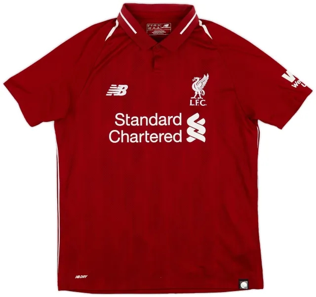 NewBalance 2018-19 Liverpool Home Shirt - 9/10 - (XL.Boys)