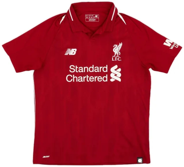 NewBalance 2018-19 Liverpool Home Shirt - 9/10 - (XL.Boys)