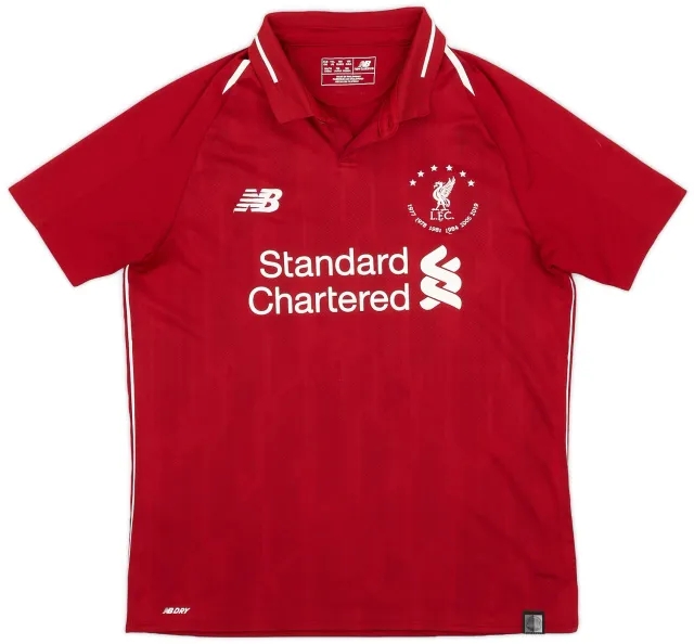 NewBalance 2018-19 Liverpool Home Shirt - 9/10 - (XL.Boys)