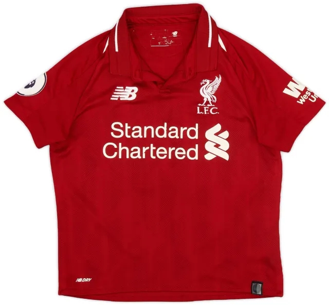 NewBalance 2018-19 Liverpool Home Shirt - 6/10 - (XS.Boys)