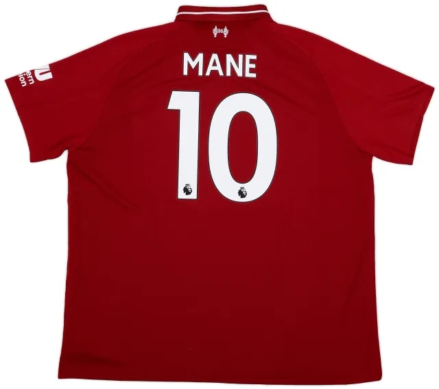 NewBalance 2018-19 Liverpool Home Shirt Mane #10 - 8/10 - (XXL)