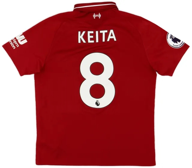 NewBalance 2018-19 Liverpool Home Shirt Keita #8 - 7/10 - (S)