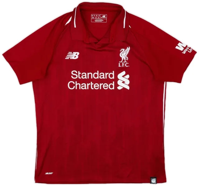NewBalance 2018-19 Liverpool Home Shirt - 9/10 - (XL.Boys)