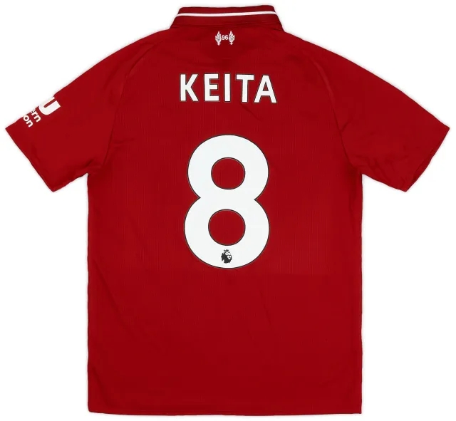 NewBalance 2018-19 Liverpool Home Shirt Keita #8 - 8/10 - (S)