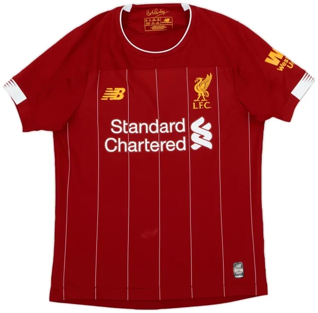 NewBalance 2019-20 Liverpool Home Shirt - 8/10 - (L.Boys)