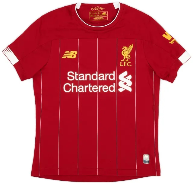NewBalance 2019-20 Liverpool Home Shirt - 8/10 - (M.Boys)