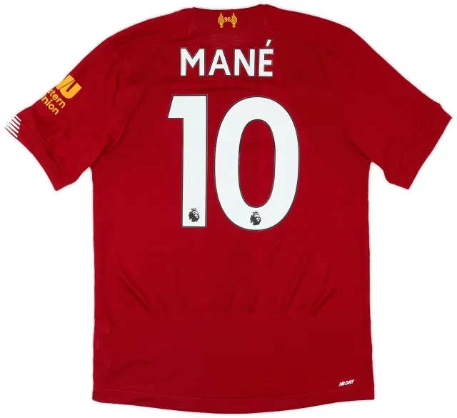 NewBalance 2019-20 Liverpool Home Shirt Mane #10 - 9/10 - (S)