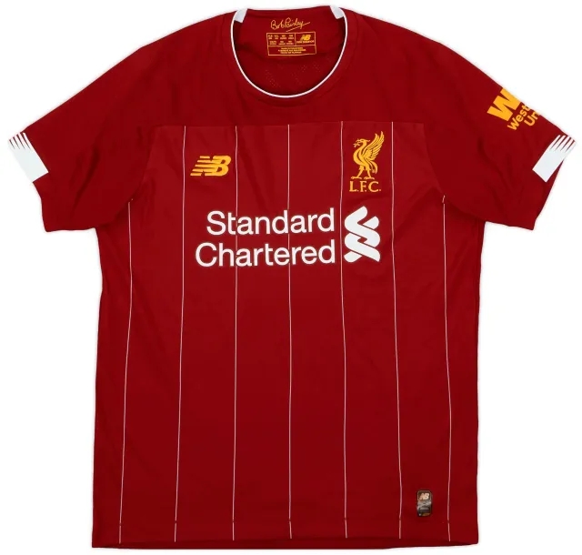 NewBalance 2019-20 Liverpool Home Shirt - 8/10 - (XL.Boys)