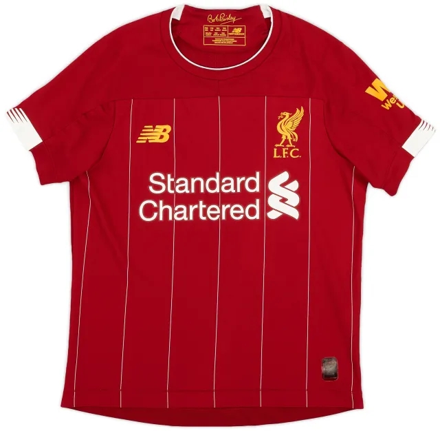 NewBalance 2019-20 Liverpool Home Shirt - 8/10 - (M.Boys)