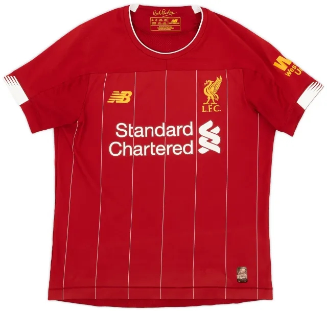 NewBalance 2019-20 Liverpool Home Shirt - 7/10 - (L.Boys)