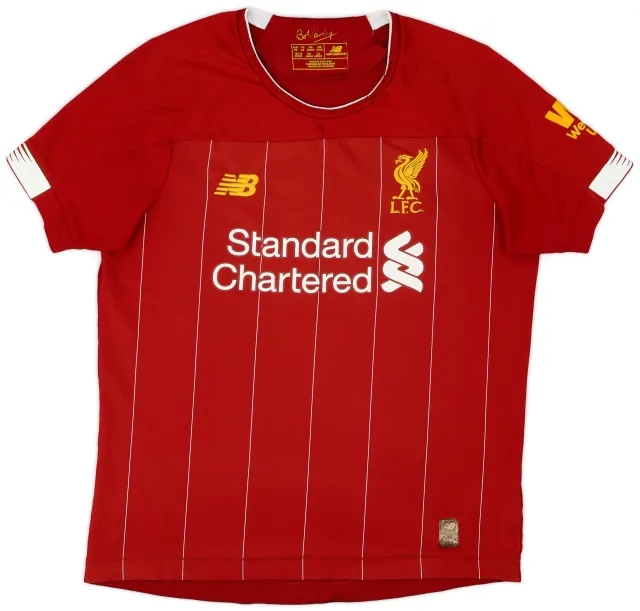 NewBalance 2019-20 Liverpool Home Shirt - 6/10 - (XL.Boys)