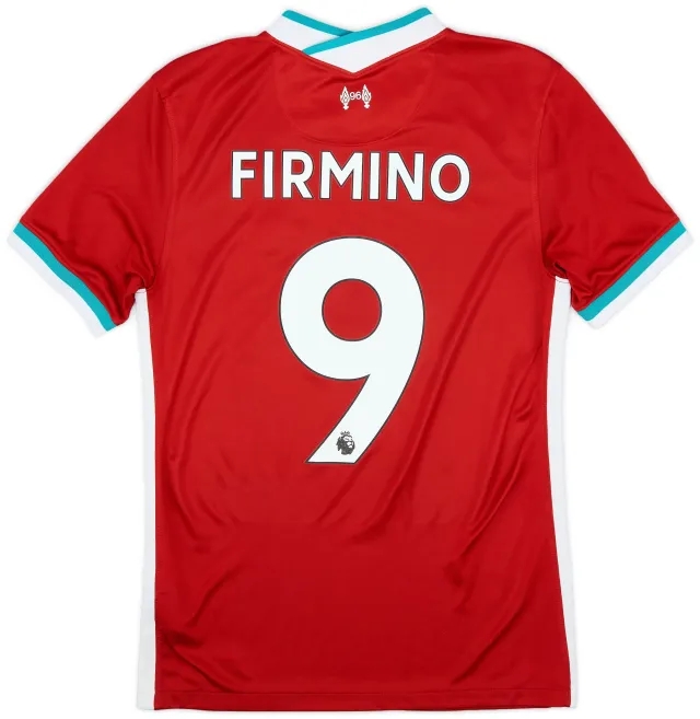 Nike 2020-21 Liverpool Home Shirt Firmino #9 - 7/10 - (S)
