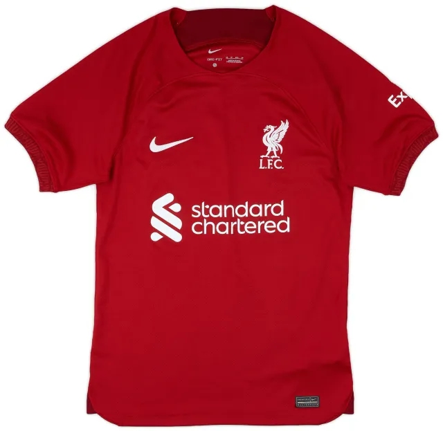 Nike 2022-23 Liverpool Home Shirt - 9/10 - (XS)