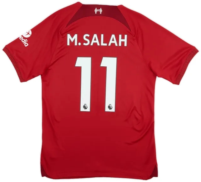 Nike 2022-23 Liverpool Home Shirt M.Salah #11 - 9/10 - (S)