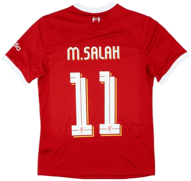 Nike 2023-24 Liverpool Home Shirt Salah #11 (S)