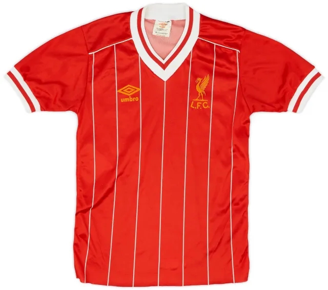 Umbro 1982-85 Liverpool Home Shirt - 8/10 - (L.Boys)