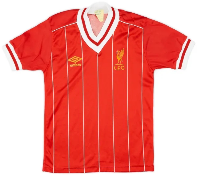 Umbro 1982-85 Liverpool Home Shirt - 9/10 - (L.Boys)