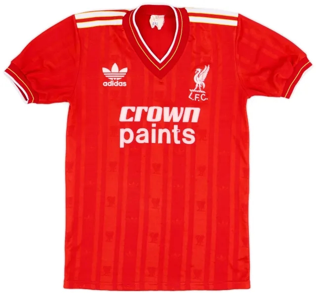 adidas 1985-87 Liverpool Home Shirt - 9/10 - (Y)