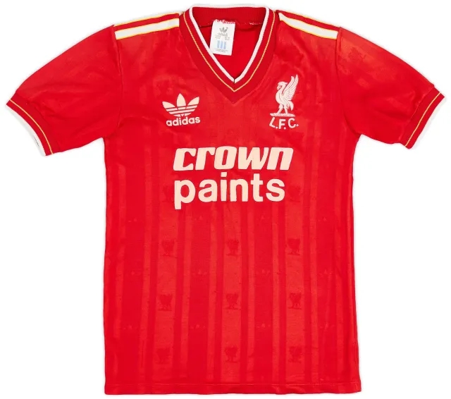 adidas 1985-87 Liverpool Home Shirt - 8/10 - (L.Boys)