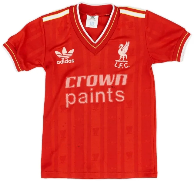 adidas 1985-87 Liverpool Home Shirt - 7/10 - (5-6Y)