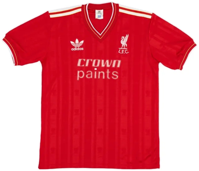 adidas 1985-87 Liverpool Home Shirt - 7/10 - (M)