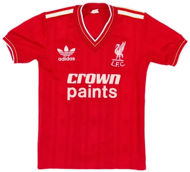adidas 1986-87 Liverpool Home Shirt #7 - 6/10 - (S.Boys)