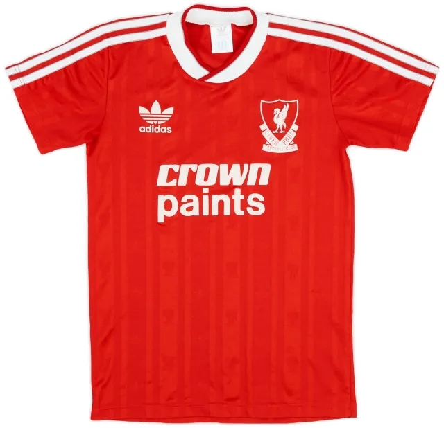 adidas 1987-88 Liverpool Home Shirt - 8/10 - (Y)