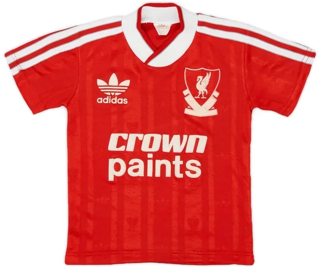 adidas 1987-88 Liverpool Home Shirt - 6/10 - (S.Boys)