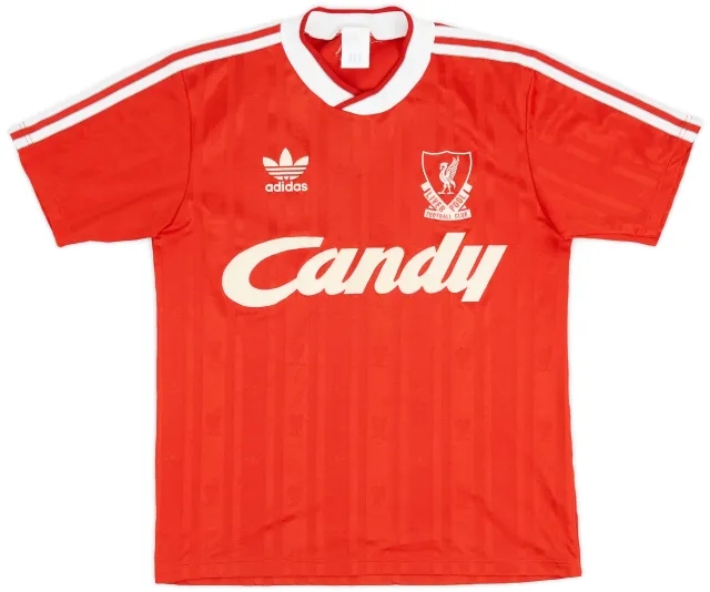 adidas 1988-89 Liverpool Home Shirt - 8/10 - (M)